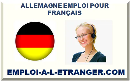 ALLEMAGNE EMPLOI POUR FRANÇAIS 2026-2027